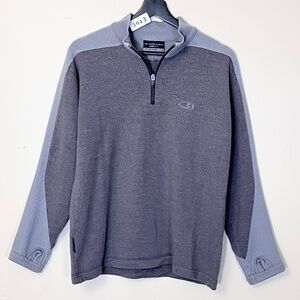 Icebreaker 100% Merino Wool Sport 320 Zip Sweater - Men's Size S - Tan